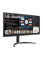 LG 34 Inch Ultra Wide Full HD Borderless LED Monitor with AMD Free Sync, 34WP550, Black
