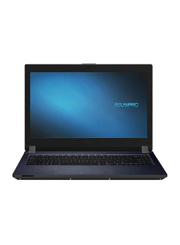 Asus Pro Laptop, 14 inch HD Display, Intel Core i3-10110U 10th Gen 2.6GHz, 1TB HDD, 4GB RAM, Intel UHD Graphics, EN/AR KB, Win 10 Pro, P1440FA-FQ2020R, Black