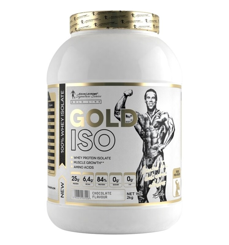 Kevin Levrone 100%Gold Isolate Whey, cookies & cream, 2 Kg