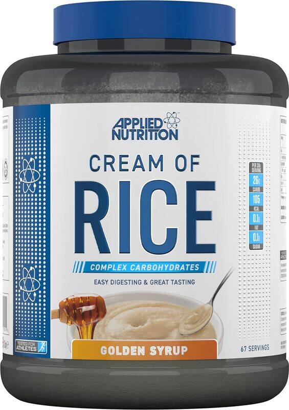 

applied nutrition Cream of Rice Golden Syrup 67 Servings 2kg