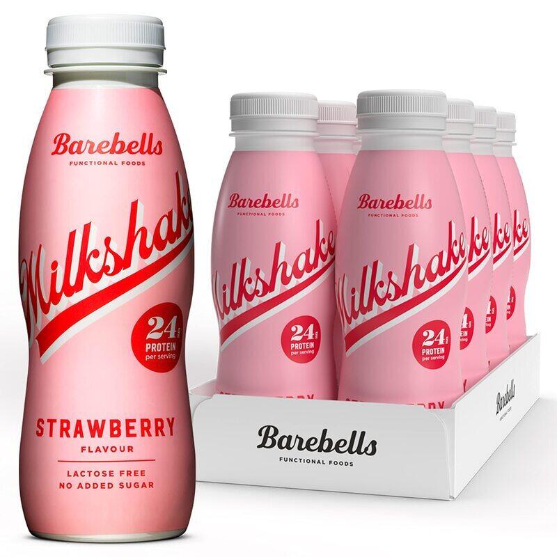 

Barebells Protein Milkshake Strawberry 330ml Pack Of 8