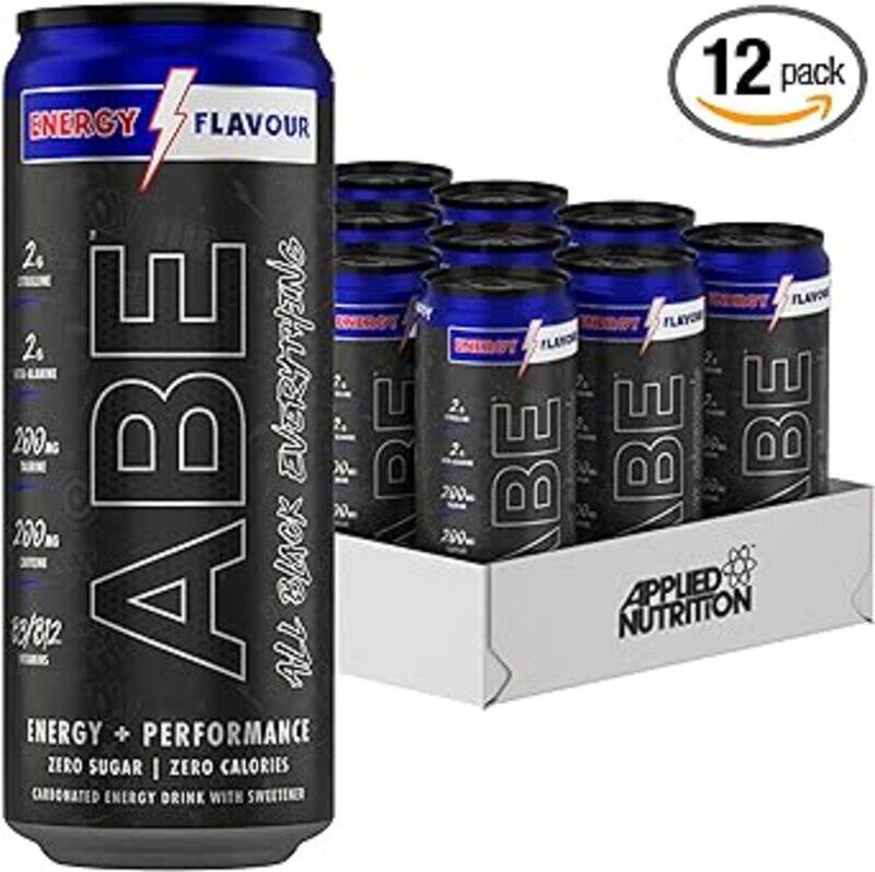 

applied nutrition ABE Energy Drinks,Energy Flavor, 330ml, Pack of 12