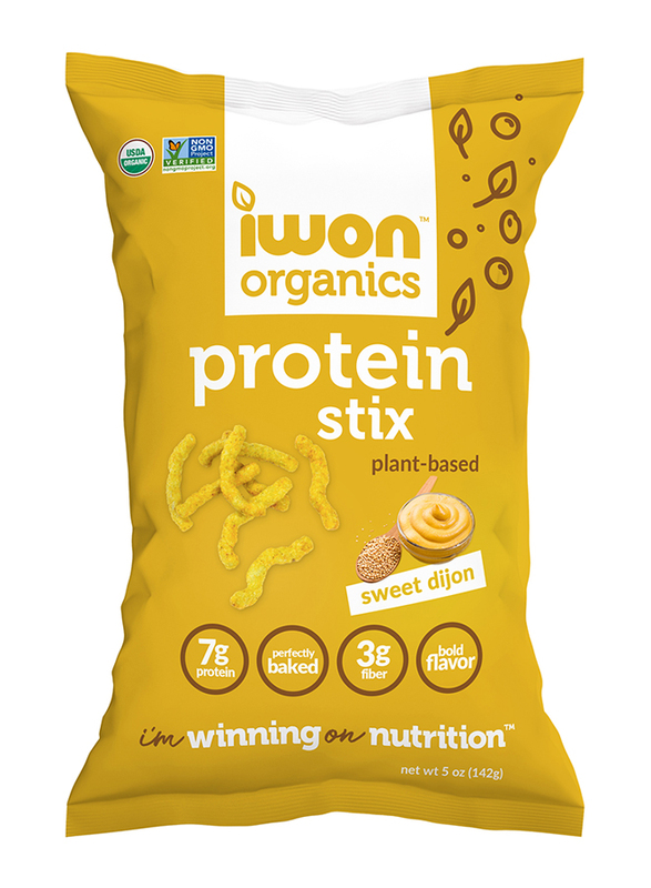 Iwon Organics Sweet Dijon Flavored Organic Protein Stix, 141g