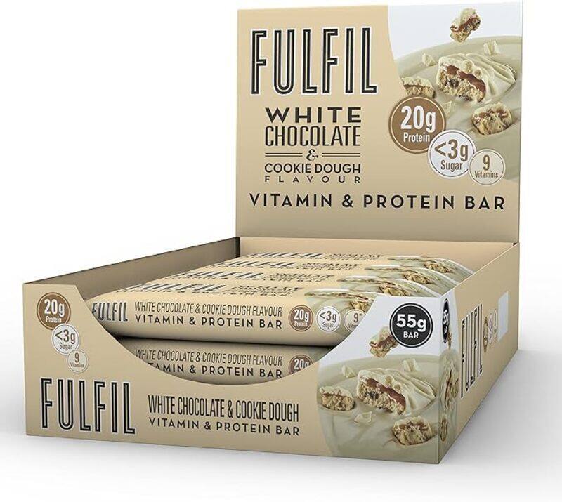 

Fulfil Protein Bar White Chocolate & Cookie Dough Flavor 15 pieces