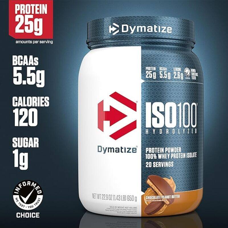 

Dymatize ISO 100 Gourmet Chocolate 650 gm, 20 Servings