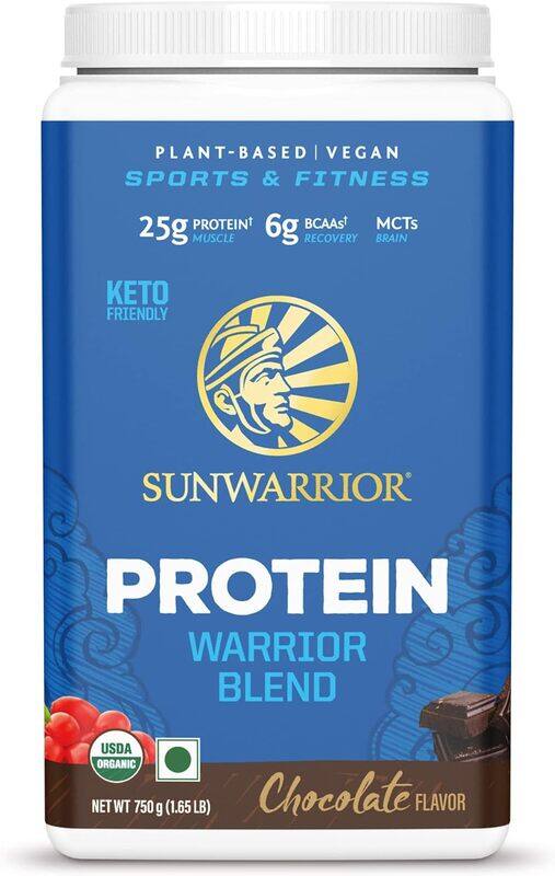 

sunwarrior Protein Warrior Blend Powder - Chocolate 1.65 lb (750 g)