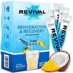 Revival Rapid Rehydration Electrolytes Powder Pina Colada 12 Sachet