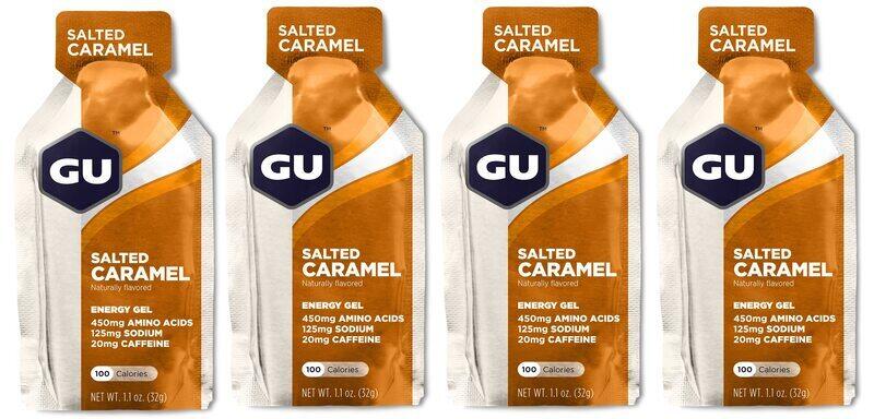 

Gu Gel 4 Pieces GU Energy Gel Salted Caramel 32g