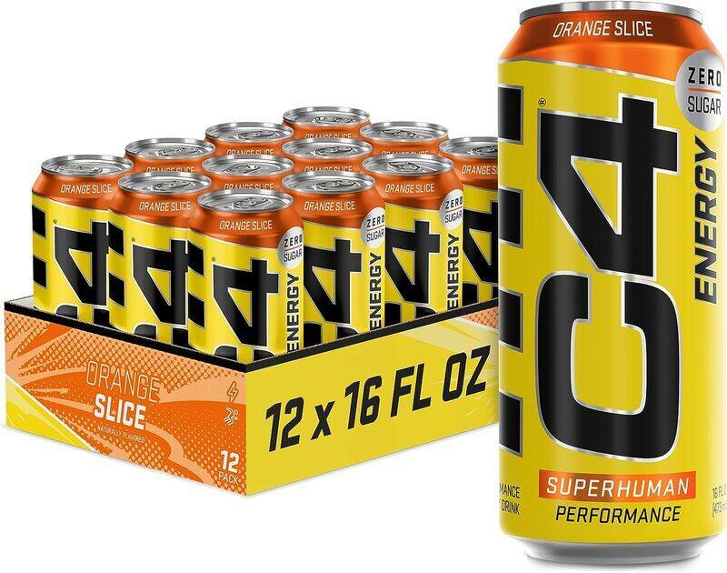 

cellucor C4 Orange Slice Energy Drink 500 ml Pack of 12