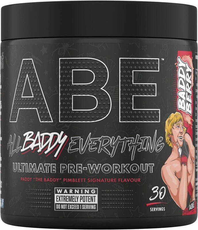 

applied nutrition ABE Pre Workout - All Black Everything Pre Workout Powder, Energy & Physical Performance with Citrulline, Creatine, Beta Alanine 315g - 30 Servings Ba