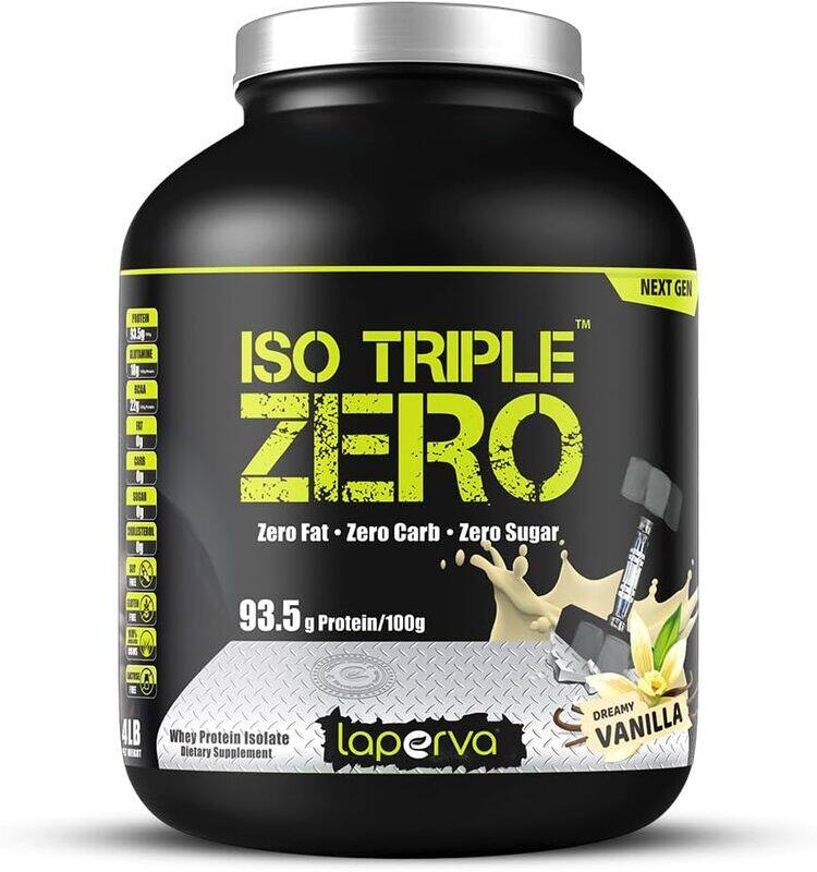 

Lapreva Laperva Iso Triple Zero Whey Protein Isolate Dreamy Vanilla Flavor 4Lb