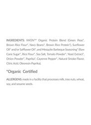 Iwon Organics Mesquite BBQ Flavored Protein Stix, 42g