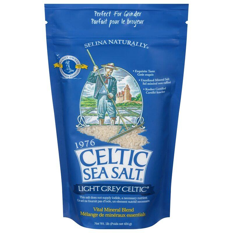 

selina Celtic Sea Salt, Fine Ground, Vital Mineral Blend 454 gram