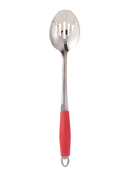 Flamingo Slotted Spoon, Red/Silver