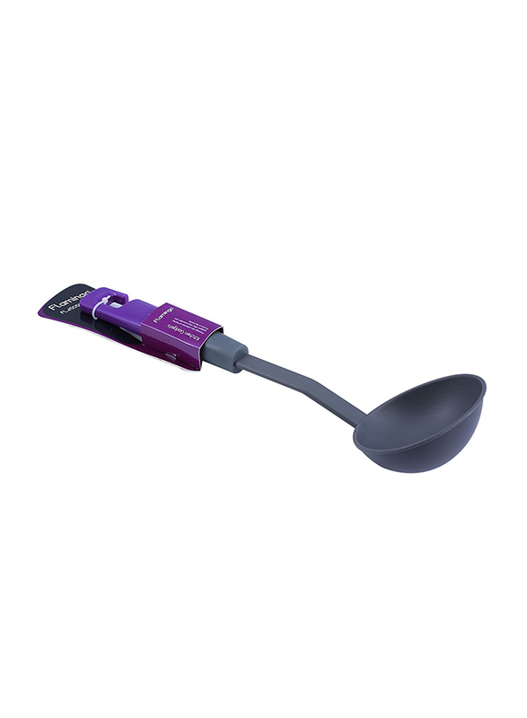 Flamingo Large Melamine Ladle, Grey/Purple