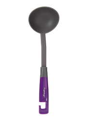 Flamingo Large Melamine Ladle, Grey/Purple