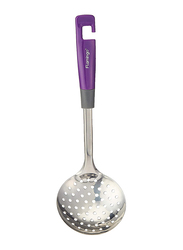 Flamingo Stainless Steel Skimmer, Silver/Purple