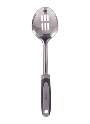 Flamingo Slotted Spoon U Shape with Handle, Silver/Grey