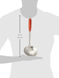 Flamingo 2.5mm Stainless Steel Ladle, Silver/Brown