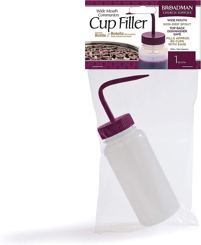B&H Publishing Group Commun-Cup Filler-Wide Mouth Squeeze, Red
