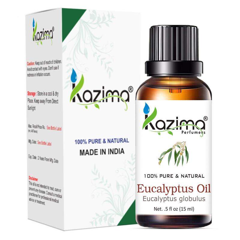 

Kazima 100% Pure Natural & Undiluted Eucalyptus Essential Oil, 15ml