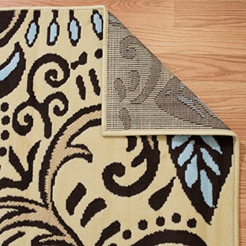 United Weavers of America Dallas Bandanna Rug, Brown