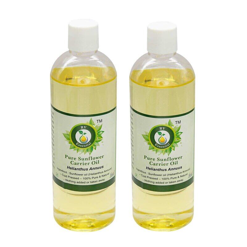 

R V Essential Helianthus Annuus Pure Sunflower Carrier Oil, 2 x 100ml