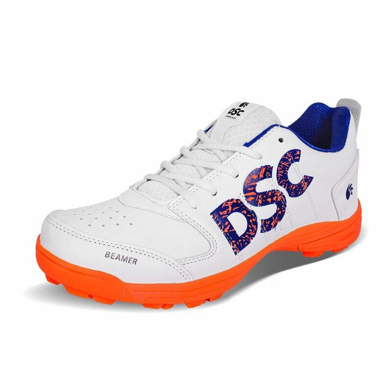 

DSC 11 UK Size Beamer Cricket Shoes, Fluro Orange/White