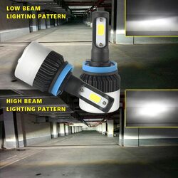 Olmeo OLMEOHN6 72W LED Automotive Headlight Bulbs, with Auto Conversion Driving Lamp