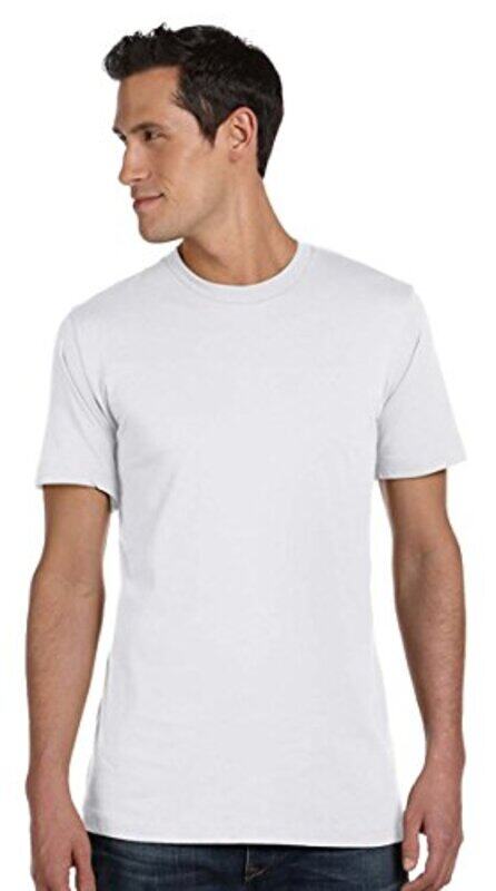 

Bella Canvas Jersey Short Sleeve T-Shirt Unisex, M, White