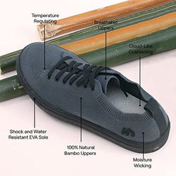 Flatheads Aurea Ultra-Light Casual Work Bamboo Sneakers for Men