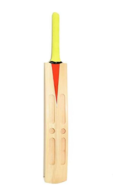 Nika Wood Carbon Fiber & Graphite Bullet Cricket Bat for Hard & Large Ball, Multicolour