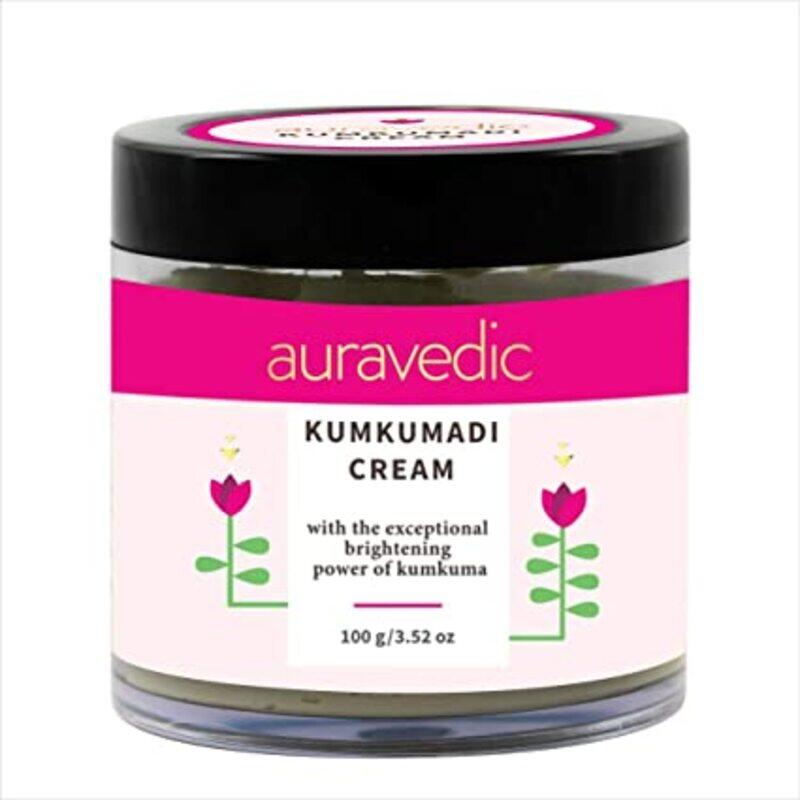 

Auravedic Kumkumadi Face Cream With Kumkumadi Tailam Face Cream. Brightening Cream With Kumkumadi Face Oil For Glowing Skin for Women/Men, 100 Gm