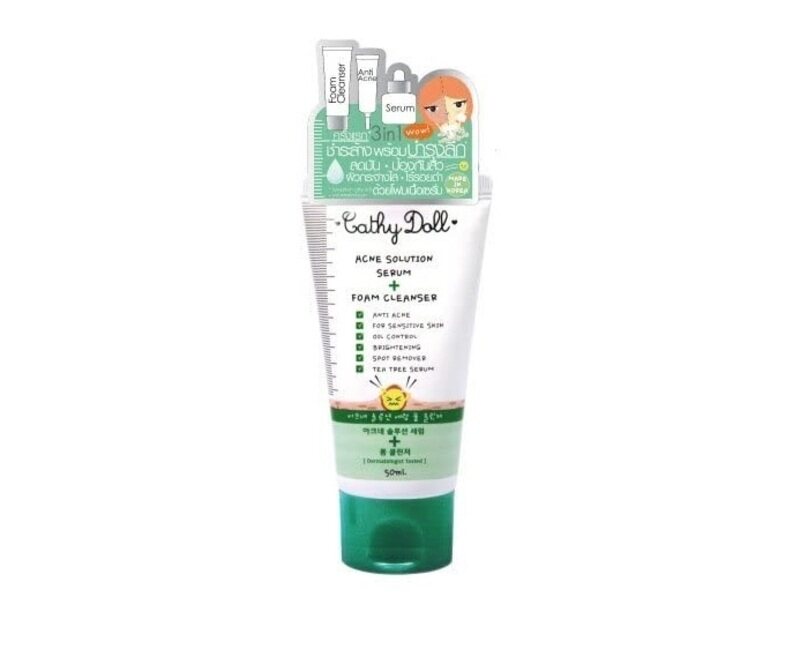 

Cathy Doll Acne Solution Serum Foam Cleanser, 100ml