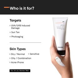 Minimalist SPF 60+ PA ++++ Face Sunscreen With Antioxidant Silymarin For Complete Sun Protection  Oxybenzone & OMC Free  50 gm