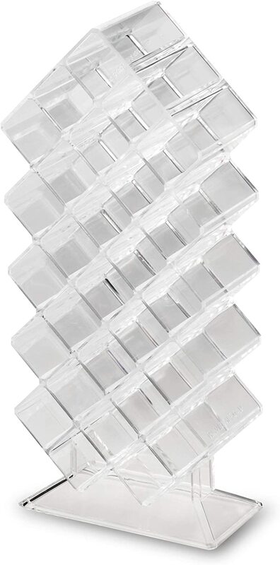 By Alegory Acrylic Lipstick Makeup Organiser Stand, Clear