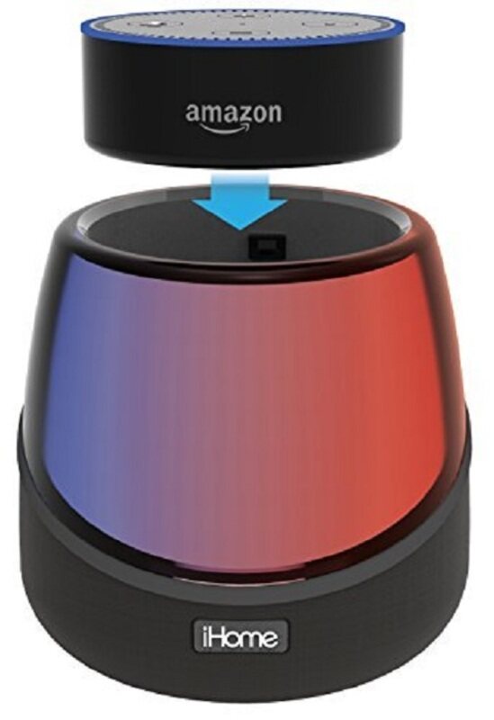 

ihome iAV5 Color Changing Bluetooth Rechargeable Speaker, Black