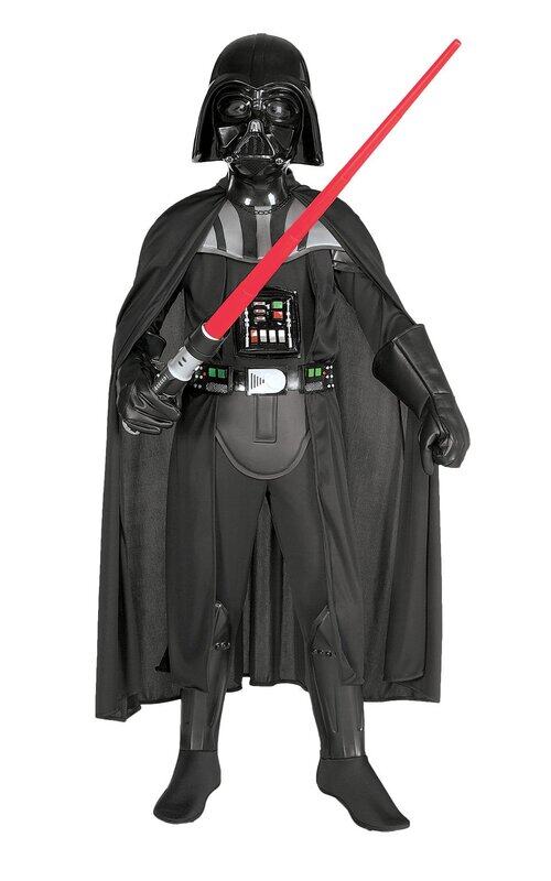 

Rubie'S Rubies Star Wars Classic Child's Deluxe Darth Vader Costume for Kids, with Mask, Large, Black