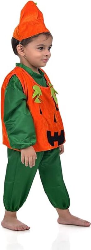 BookMyCostume Pumpkin Vegetable Kids Fancy Dress Costume