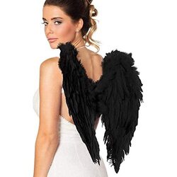 Boland Angel Wings Folded, Black, 50 X 50cm, 52821