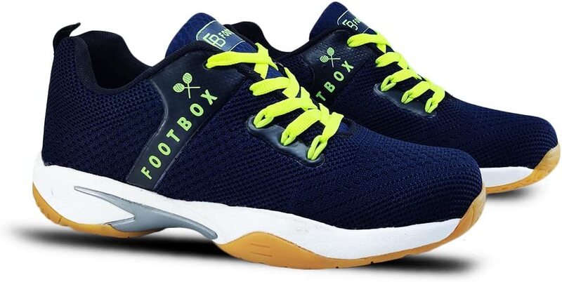 Footbox Sonicgrip Men's Badminton Sport Shoes, Navy Blue