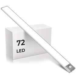 Zenuta Rechargeable Under Cabinet Lighting with 72 LED, White