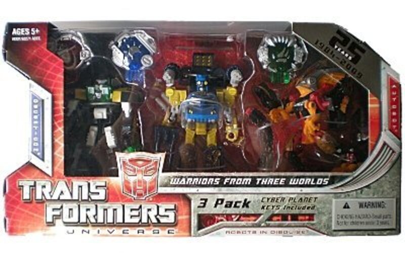 Hasbro Transformers Universe Warriors from Three Worlds Set, 3 Pieces, Ages 5+