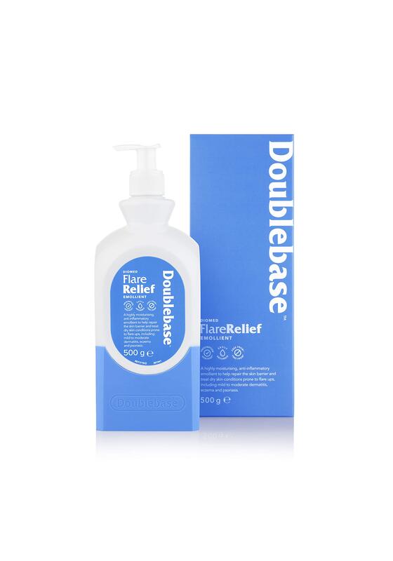 

Doublebase Diomed Flare Relief Emollient for the Treatment and Relief of Dry Skin Conditions such as Eczema and Psoriasis and Dermatitis, 500g Pump Pa