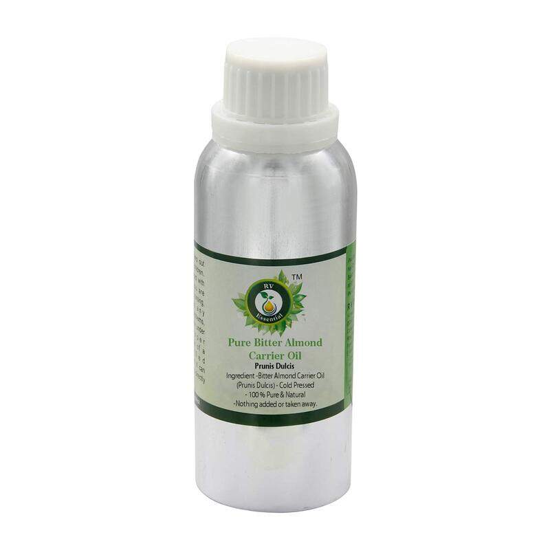 

R V Essential Prunis Dulcis Pure Bitter Almond Carrier Oil, 300ml