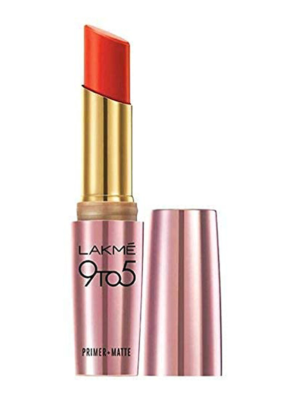 

Lakme Scarlet Surge Primer + Matte Lipstick, MR22, 9 To5, Red