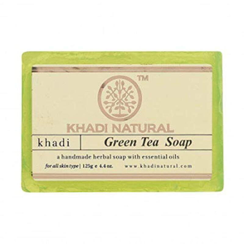 

Khadi Natural Herbal Greentea Soap, 5 Pieces