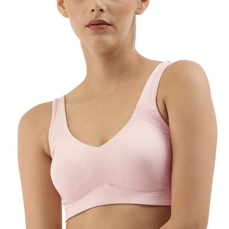 

Enamor A106 Leisure Slip On Bra for Women Breathable and Stretchable Comfort in Cotton - Padded Non Wired Full Coverage