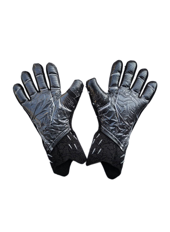 Fasecks Football Goalkeeper Gloves, Size 6, Black