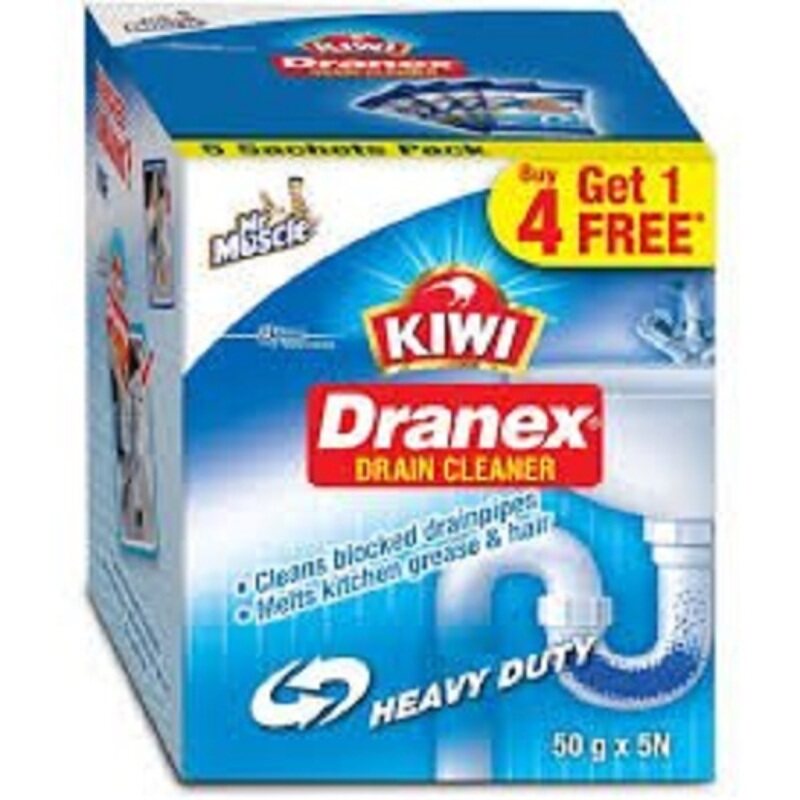 

Mr. Muscle Kiwi Dranex, 50gm, 5 Pieces